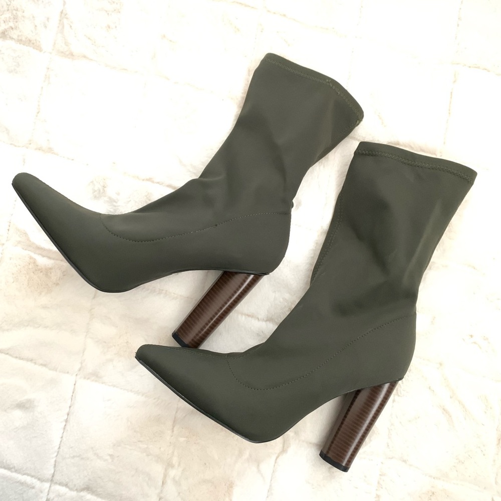 Olive boots